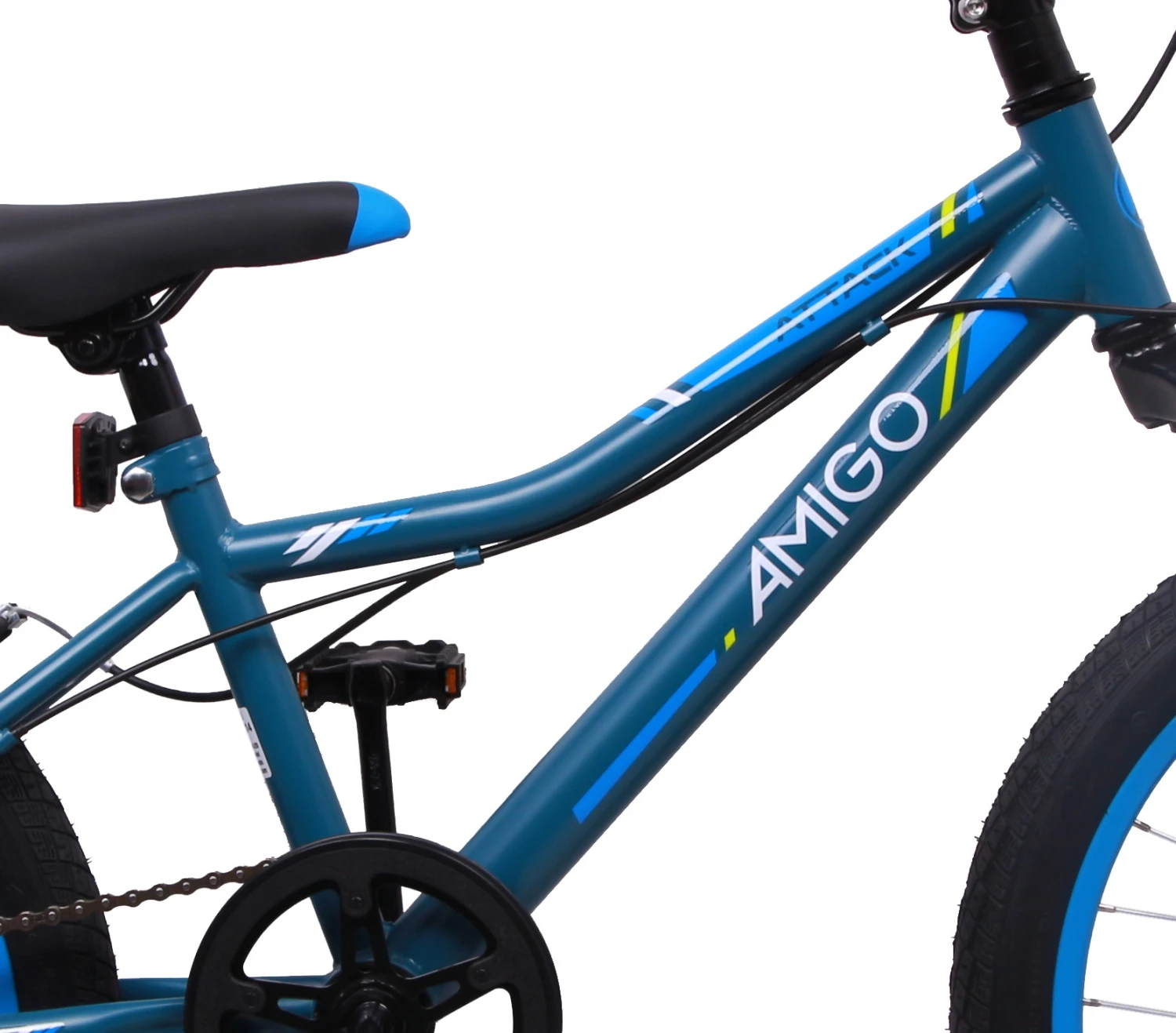 AMIGO Attack 20 Inch Boys 6SP Rim Brakes Blue - Image 3