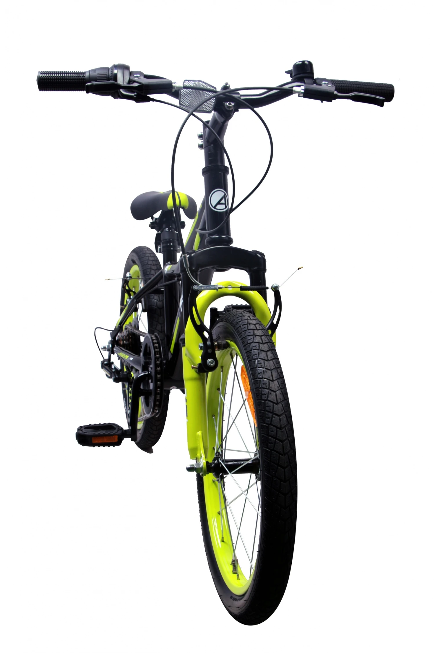 AMIGO Attack-S7 20 Inch 28 Cm Boys 6SP Rim Brakes Black/Yellow - Image 2