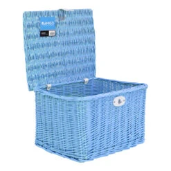 AMIGO Bicycle Basket Willow Front 46.5 Litres Light Blue -Bicycle Promotion Shop amigo bakkersmand voor 465 liter lichtblauw 4 308318 20190805163029