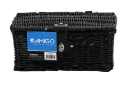 AMIGO Bicycle Basket Willow Front 6.5 Litres Black 7 AMIGO Bicycle Basket Willow Front 6.5 Litres Black -Bicycle Promotion Shop amigo bakkersmand voor 65 liter zwart 2 308287 20190805142256