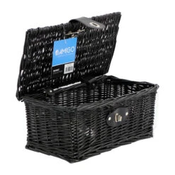 AMIGO Bicycle Basket Willow Front 6.5 Litres Black 8 AMIGO Bicycle Basket Willow Front 6.5 Litres Black -Bicycle Promotion Shop amigo bakkersmand voor 65 liter zwart 308287 20190805142255
