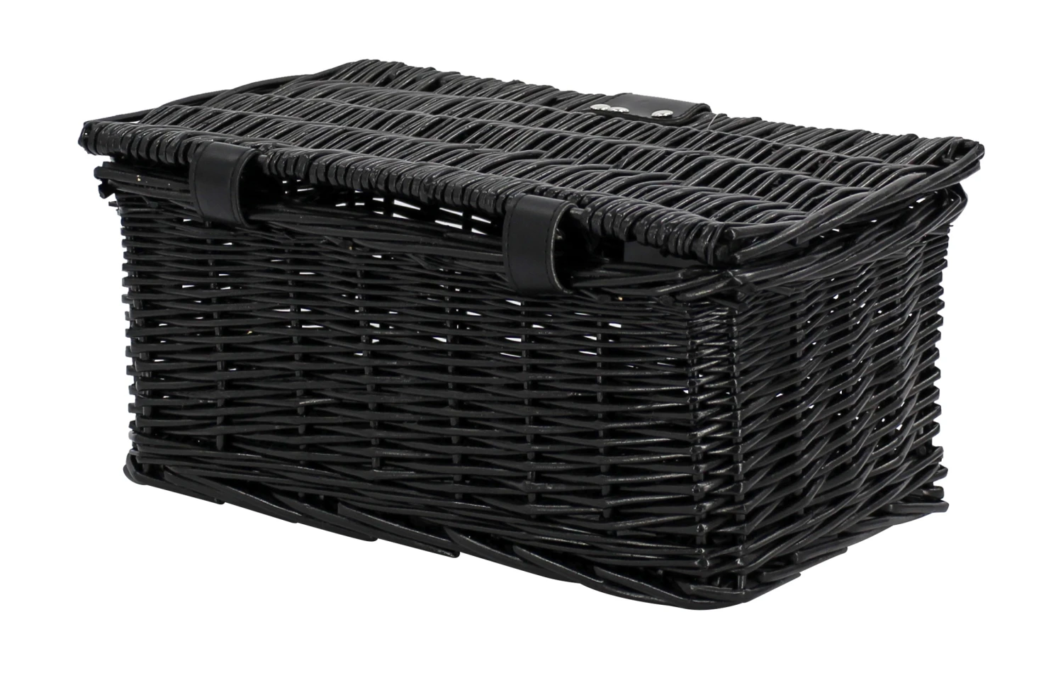 AMIGO Bicycle Basket Willow Front 6.5 Litres Black 2 AMIGO Bicycle Basket Willow Front 6.5 Litres Black - Image 2