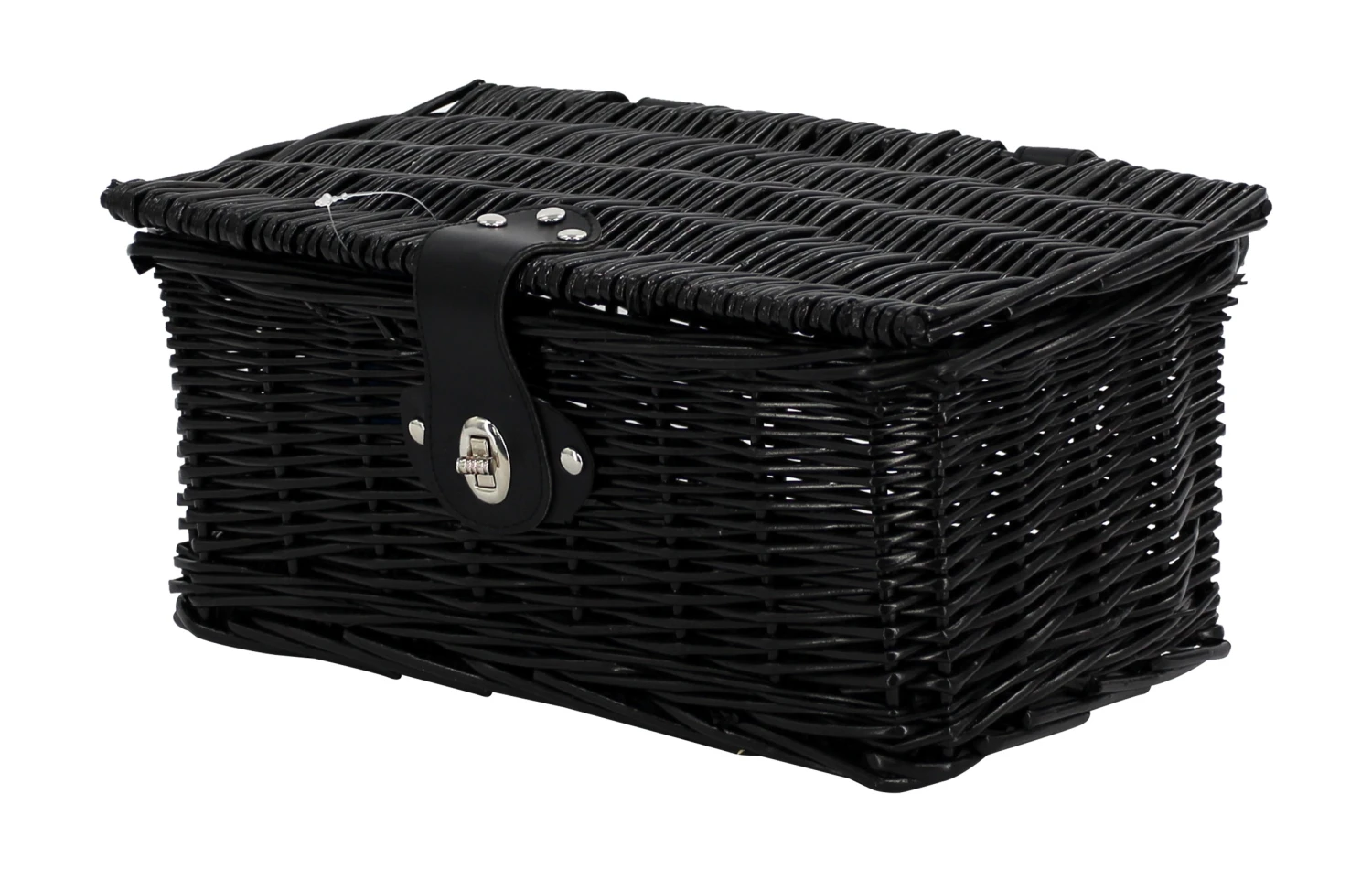 AMIGO Bicycle Basket Willow Front 6.5 Litres Black