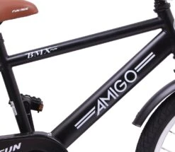 AMIGO BMX Fun 20 Inch Boys Coaster Brake Matte Black -Bicycle Promotion Shop amigo bmx fun 20 inch 32 cm jongens terugtraprem matzwart 3 308398 1565014163