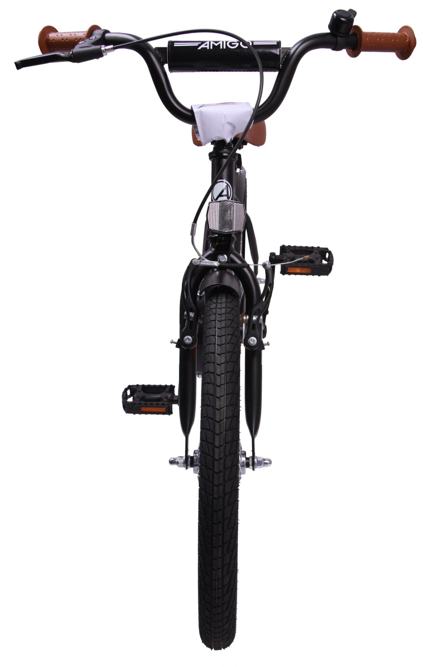 AMIGO BMX Fun 20 Inch Boys Coaster Brake Matte Black - Image 6