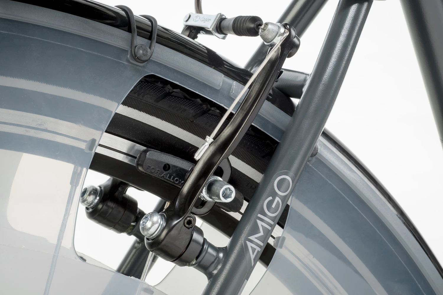 AMIGO Bright 28 Inch 50 Cm Men 3SP Rim Brakes Anthracite 6 AMIGO Bright 28 Inch 50 Cm Men 3SP Rim Brakes Anthracite - Image 6