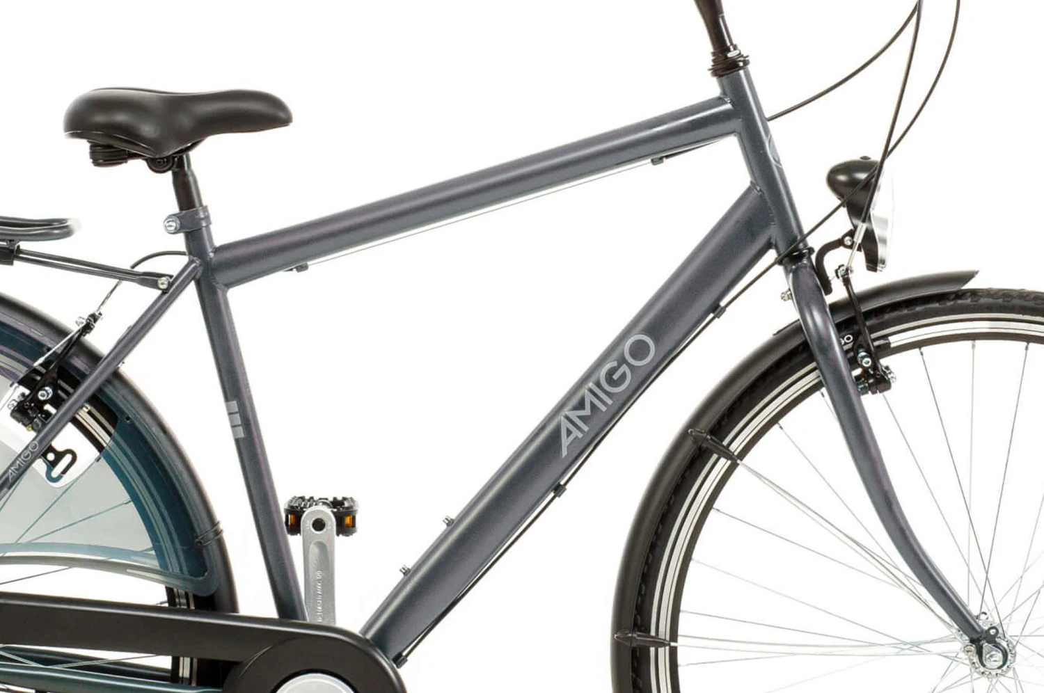 AMIGO Bright 28 Inch 50 Cm Men 3SP Rim Brakes Anthracite 3 AMIGO Bright 28 Inch 50 Cm Men 3SP Rim Brakes Anthracite - Image 3