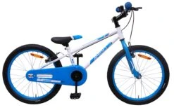 AMIGO Cross 20 Inch Boys Rim Brakes White/Blue