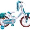AMIGO Dots 12 Inch Girls Coaster Brake White