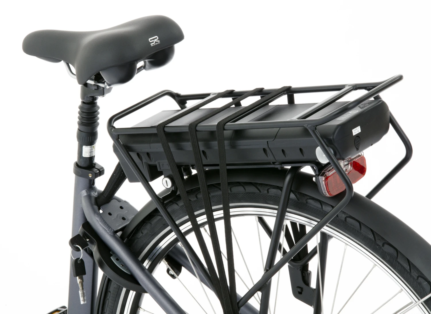 AMIGO E-City S2 28 Inch Women 7SP Roller Brakes Matte Grey - Image 6