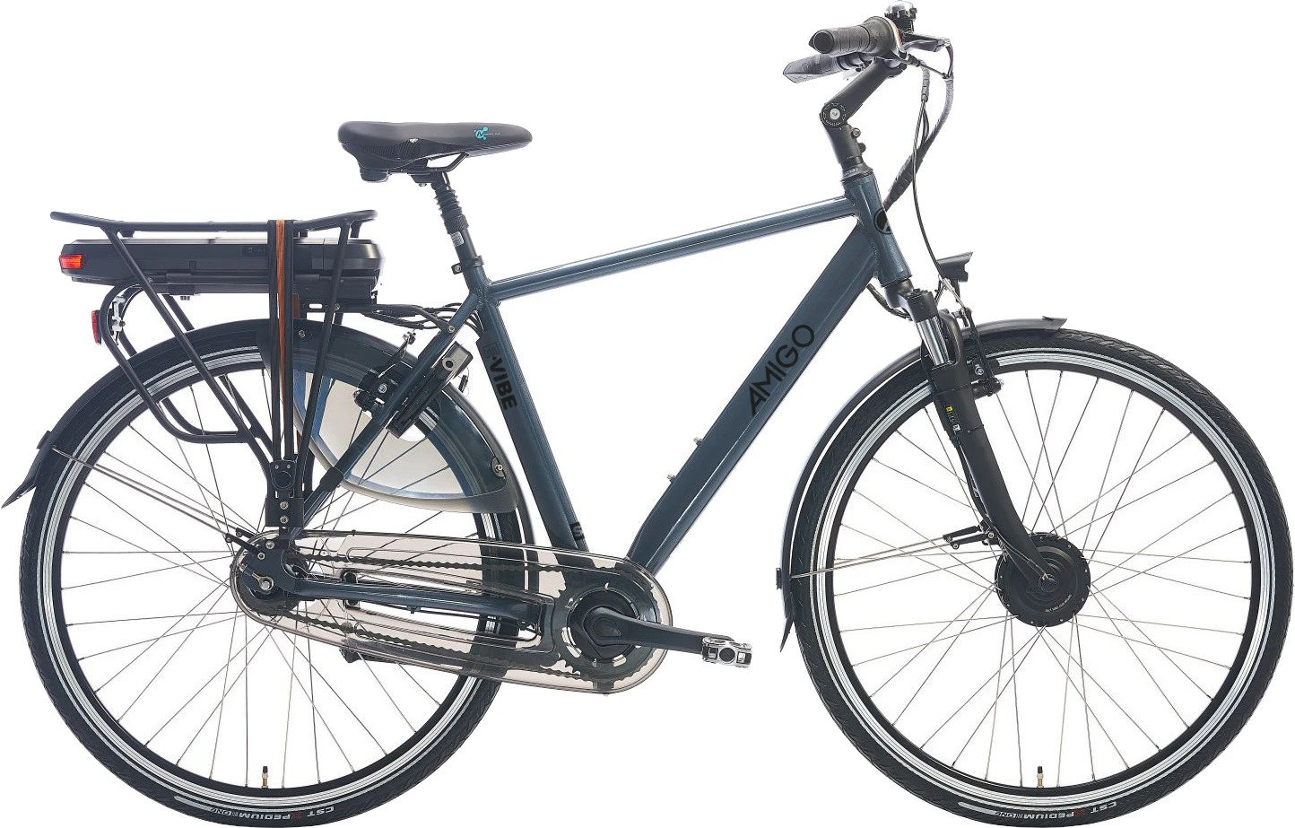 AMIGO E-Vibe S2+ 28 Inch Men 7SP Rim Brakes Anthracite