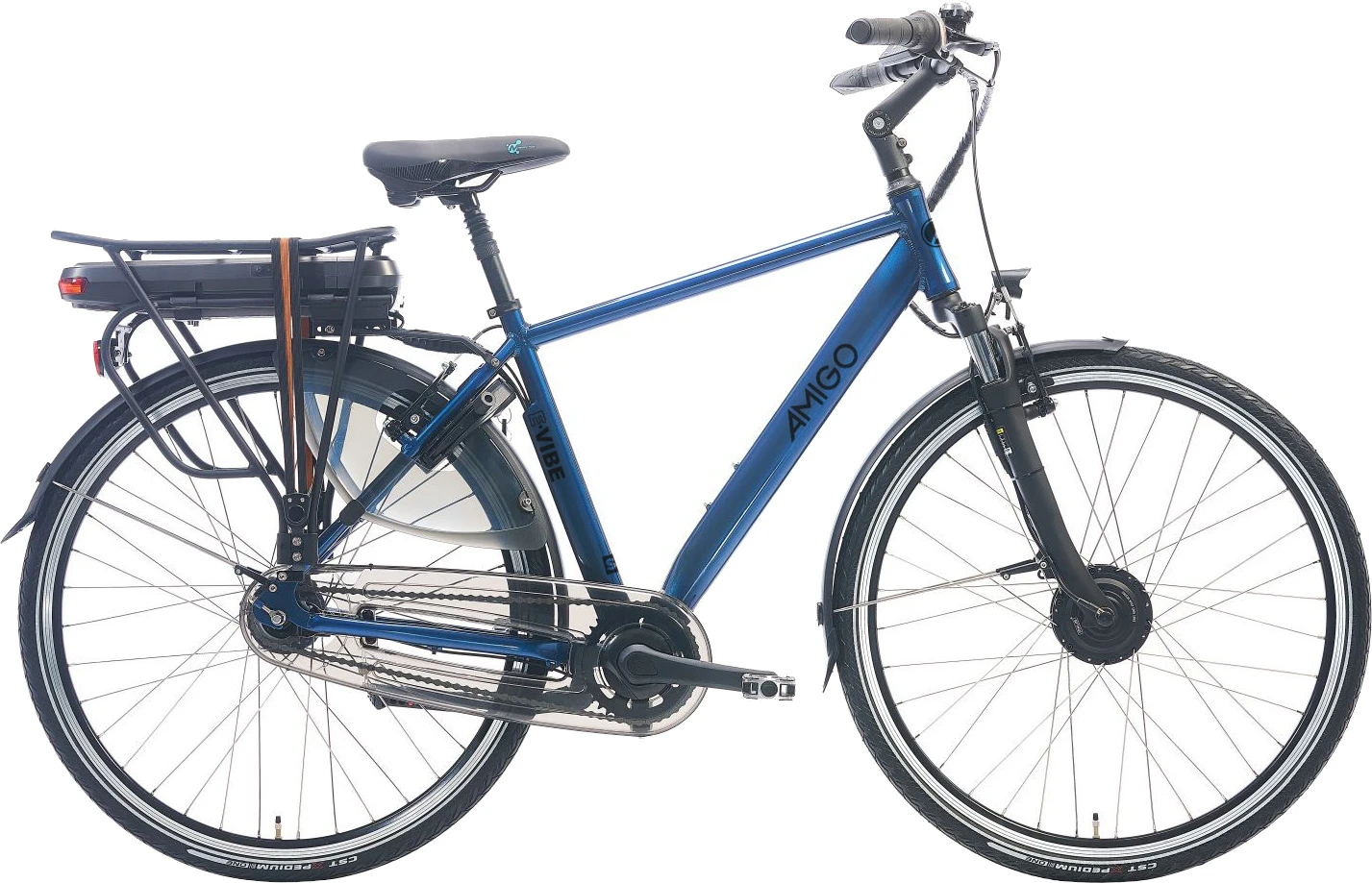 AMIGO E-Vibe S2+ 28 Inch Men 7SP Rim Brakes Dark Blue