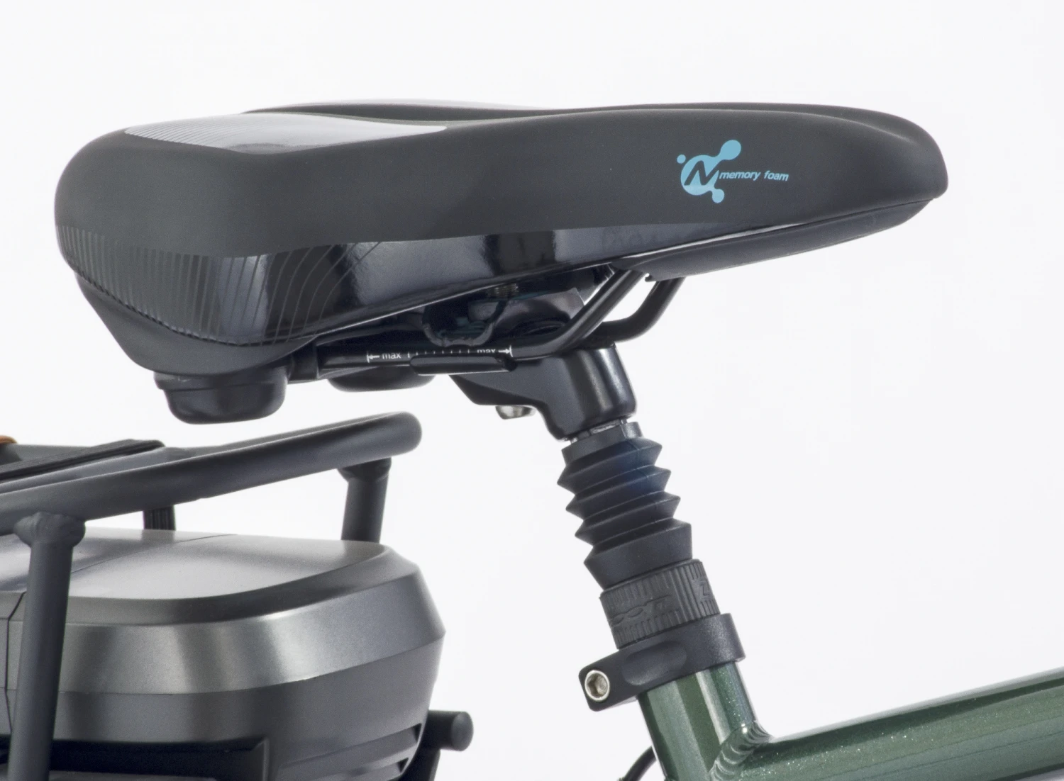 AMIGO E-Vibe S2+ 28 Inch Men 7SP Rim Brakes Dark Green - Image 5