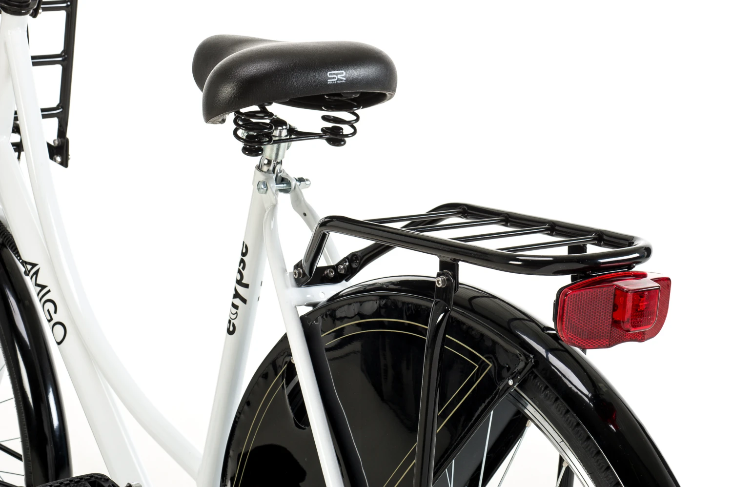 AMIGO Eclypse 28 Inch 56 Cm Women Coaster Brake White/Black 5 AMIGO Eclypse 28 Inch 56 Cm Women Coaster Brake White/Black - Image 5