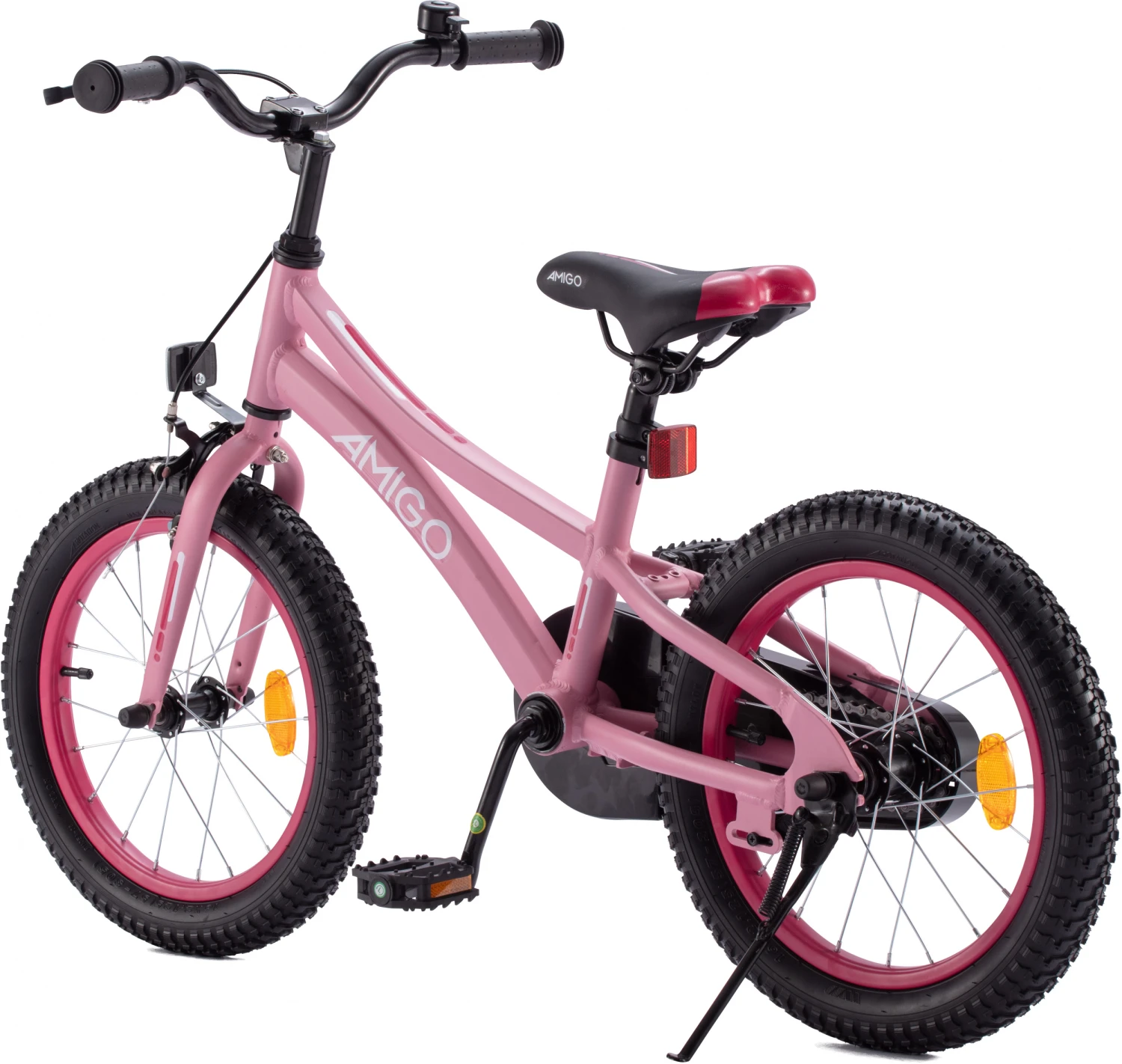 AMIGO Flip 18 Inch 26.5 Cm Girls Coaster Brake Pink - Image 3