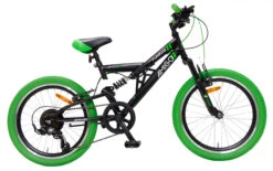 AMIGO Fun Ride 20 Inch 33 Cm Junior 7SP Rim Brakes Black/Green