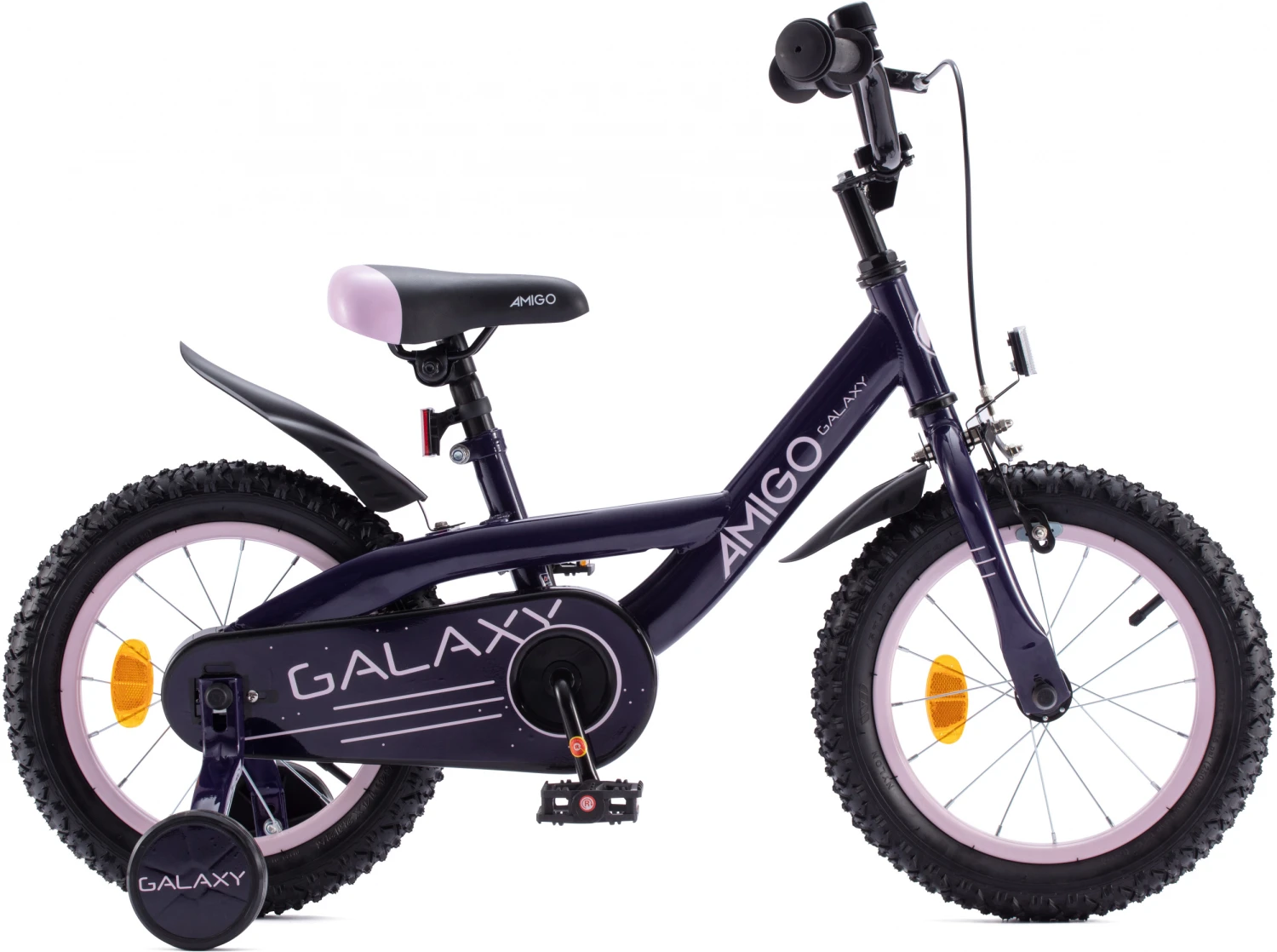 AMIGO Galaxy 14 Inch 22,5 Cm Girls Coaster Brake Purple/Pink 1 AMIGO Galaxy 14 Inch 22,5 Cm Girls Coaster Brake Purple/Pink