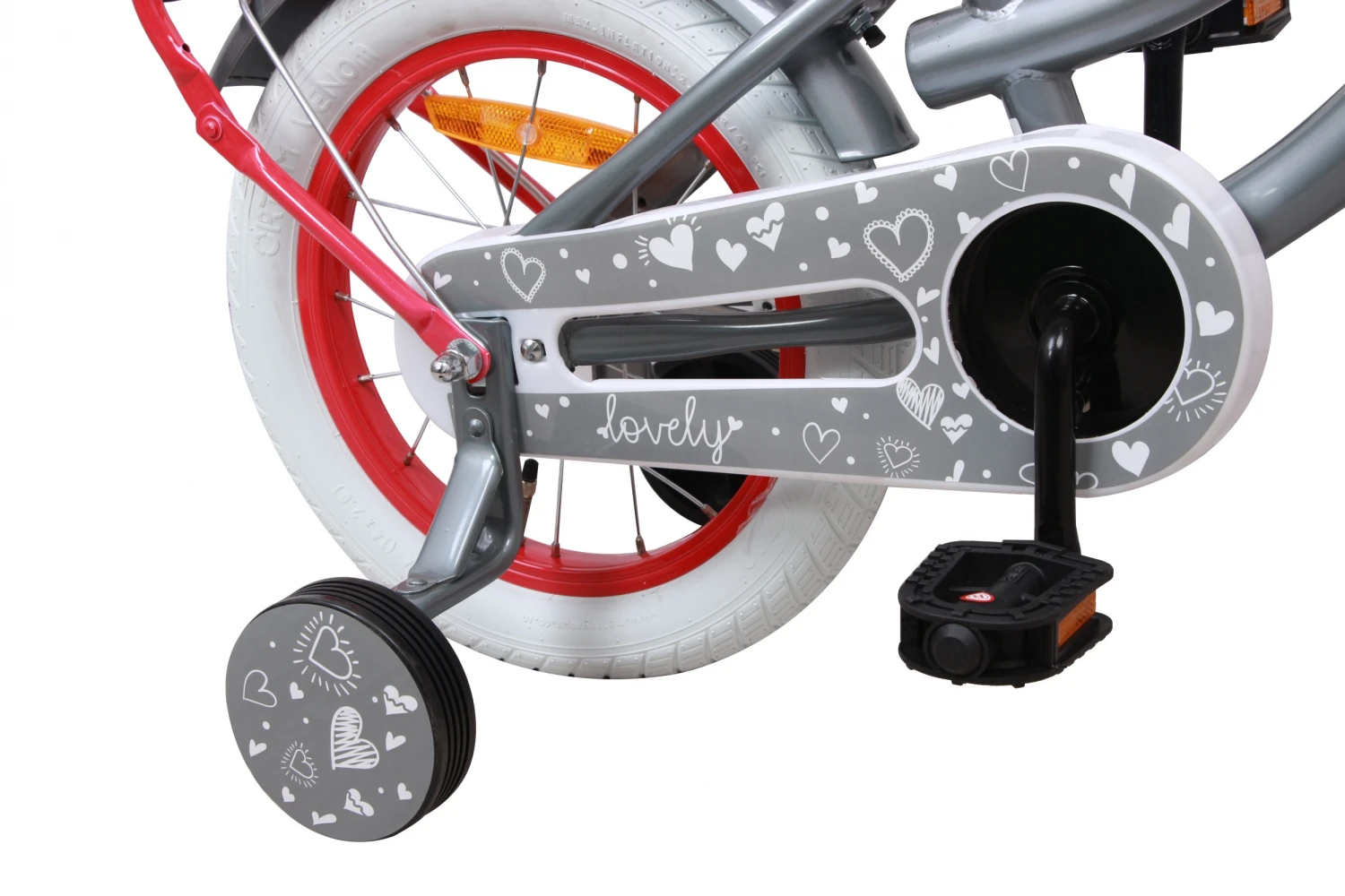 AMIGO Lovely 14 Inch 23 Cm Girls Coaster Brake Grey 3 AMIGO Lovely 14 Inch 23 Cm Girls Coaster Brake Grey - Image 3