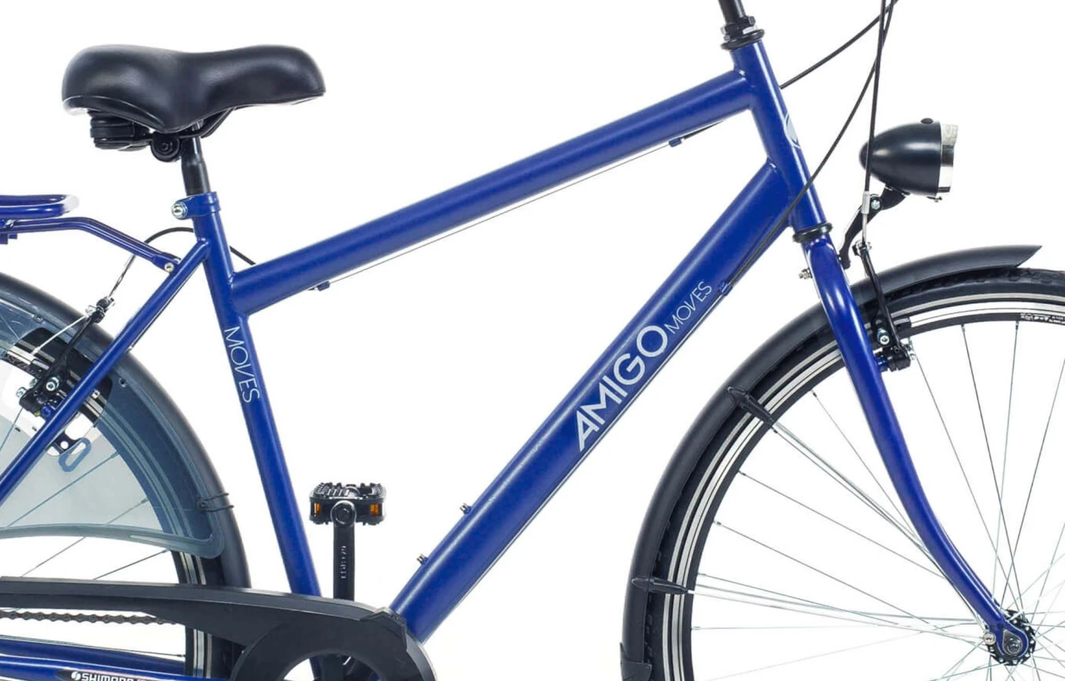AMIGO Moves 28 Inch 50 Cm Men 6SP Rim Brakes Matte Blue - Image 3