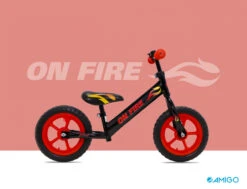 AMIGO On Fire 12 Inch Junior Black -Bicycle Promotion Shop amigo on fire 12 inch junior zwart 9 515613 20210118111517
