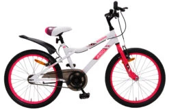 AMIGO Rockstar 20 Inch 32 Cm Girls Rim Brakes White