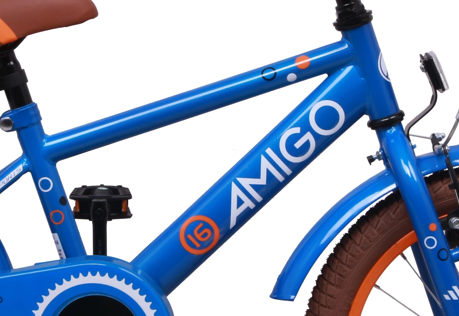 AMIGO Sports 16 Inch 25,4 Cm Boys Coaster Brake Blue 3 AMIGO Sports 16 Inch 25,4 Cm Boys Coaster Brake Blue - Image 3