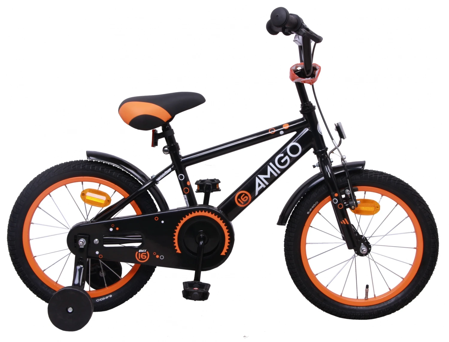 AMIGO Sports 16 Inch 25,4 Cm Boys Coaster Brake Black