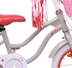 AMIGO Superstar 14 Inch Girls Coaster Brake Cream -Bicycle Promotion Shop amigo superstar 14 inch 21 cm meisjes terugtraprem creme 3 310824 20190830154308