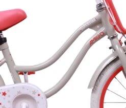 AMIGO Superstar 18 Inch Girls Coaster Brake Cream 11 AMIGO Superstar 18 Inch Girls Coaster Brake Cream -Bicycle Promotion Shop amigo superstar 18 inch 24 cm meisjes terugtraprem creme 3 310830 20190828143941