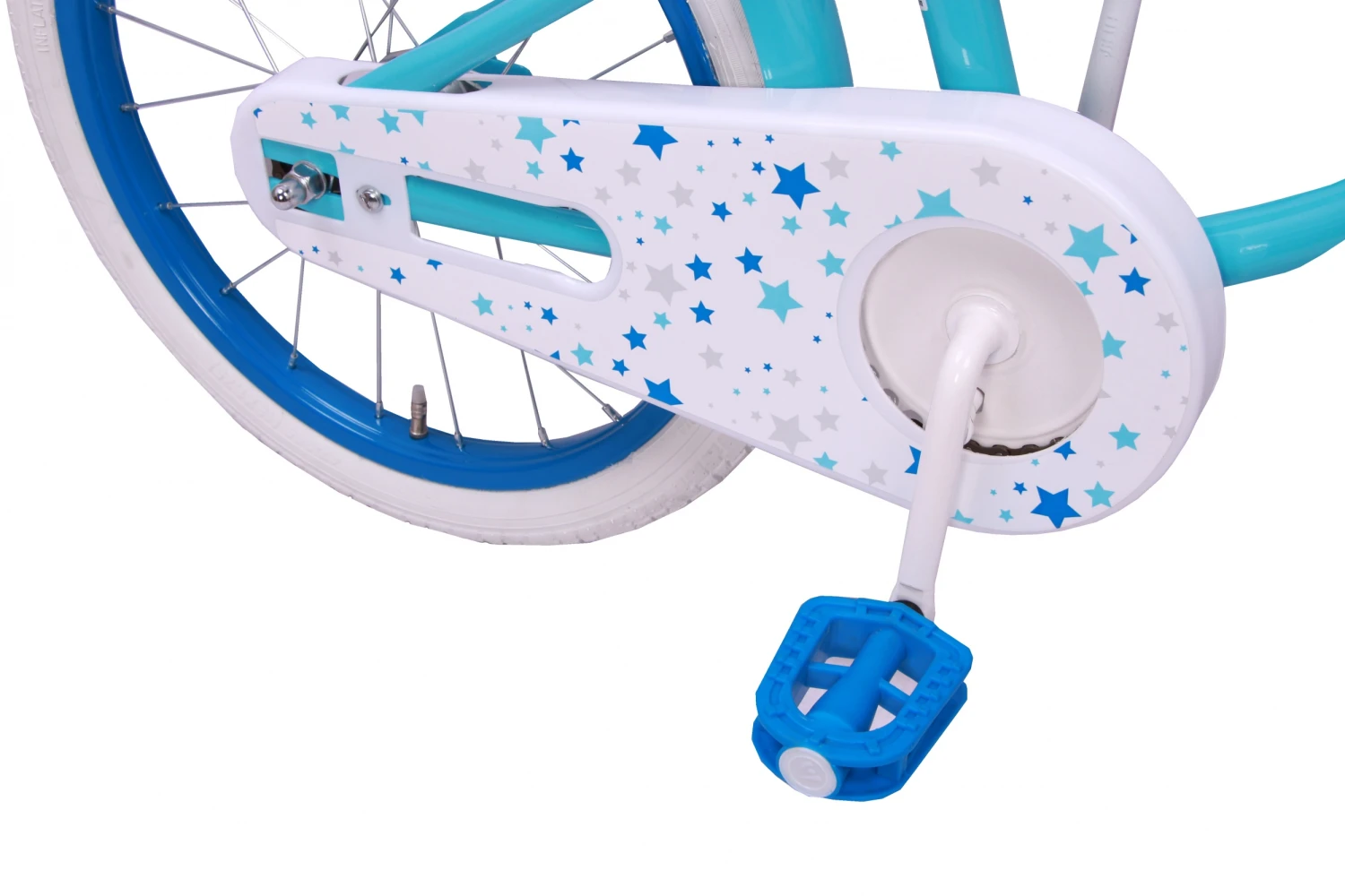 AMIGO Superstar-S4 18 Inch 24 Cm Girls Coaster Brake Light Blue - Image 5