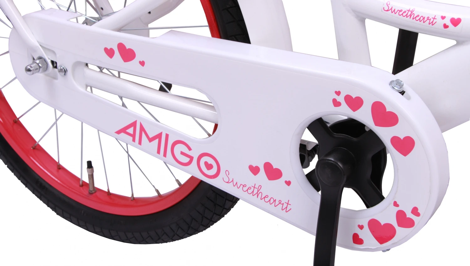 AMIGO Sweetheart-S7 20 Inch 29 Cm Girls Coaster Brake White 4 AMIGO Sweetheart-S7 20 Inch 29 Cm Girls Coaster Brake White - Image 4