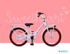 AMIGO Sweetheart-S7 20 Inch 29 Cm Girls Coaster Brake White 15 AMIGO Sweetheart-S7 20 Inch 29 Cm Girls Coaster Brake White -Bicycle Promotion Shop amigo sweetheart 20 inch 29 cm meisjes terugtraprem wit 7 307211 20200410164448 1