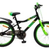 AMIGO Wild 20 Inch 32 Cm Junior Rim Brakes Black/Green