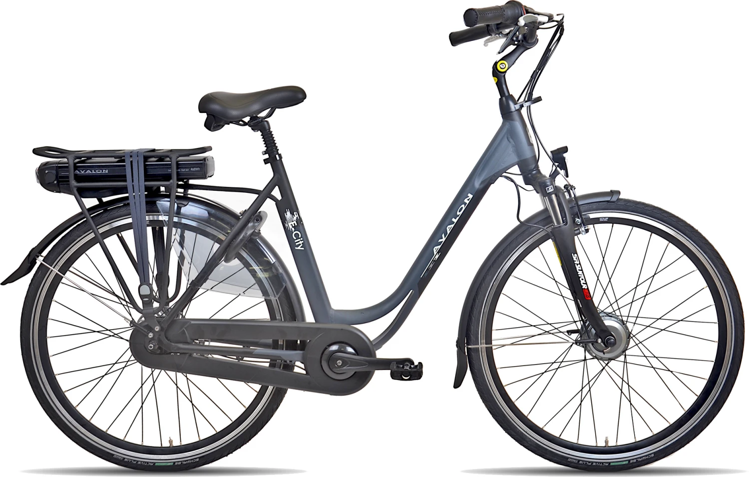 Avalon E-City+ 28 Inch Women 7SP Roller Brakes Anthracite