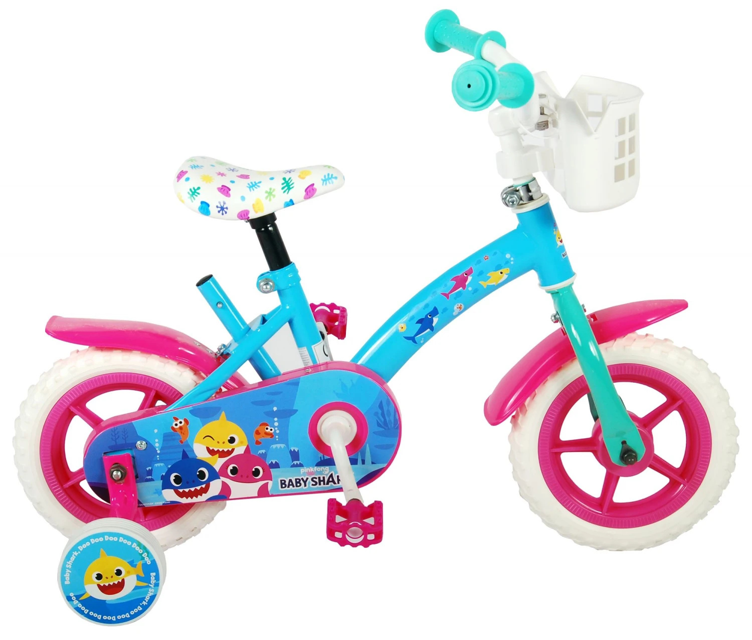Pinkfong Baby Shark 10 Inch Girls Fixed Gear Blue/Pink