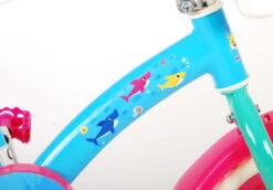 Pinkfong Baby Shark 10 Inch Girls Fixed Gear Blue/Pink -Bicycle Promotion Shop baby shark baby shark 10 inch 20 cm meisjes doortrapper blauw roze 5 1017726 1667469611 1