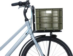 Basil Crate Bicycle Crate Recycled L 40 Liter Green - 21160 -Bicycle Promotion Shop basil crate fietskrat gerecycled l 40 liter groen 21160 4 1018834 1678176656