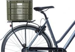 Basil Crate Bicycle Crate Recycled L 40 Liter Green - 21160 -Bicycle Promotion Shop basil crate fietskrat gerecycled l 40 liter groen 21160 5 1018834 1678176657