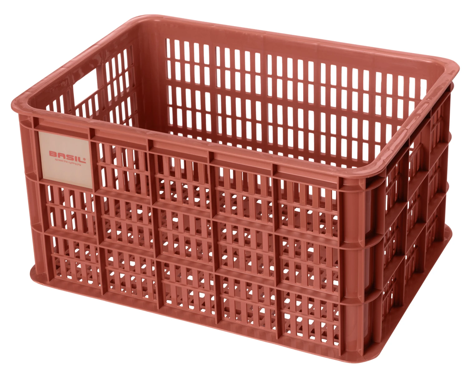 Basil Crate Bicycle Crate Recycled L 40 Liter Red - 21161