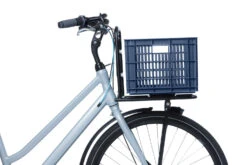 Basil Crate Bicycle Crate Recycled M 29,5 Liter Blue - 21135 -Bicycle Promotion Shop basil crate fietskrat gerecycled m 295 liter blauw 21135 4 1018820 1678109807
