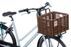 Basil Crate Bicycle Crate Recycled M 29,5 Liter Brown - 21139 -Bicycle Promotion Shop basil crate fietskrat gerecycled m 295 liter bruin 21139 5 1018826 1678113362