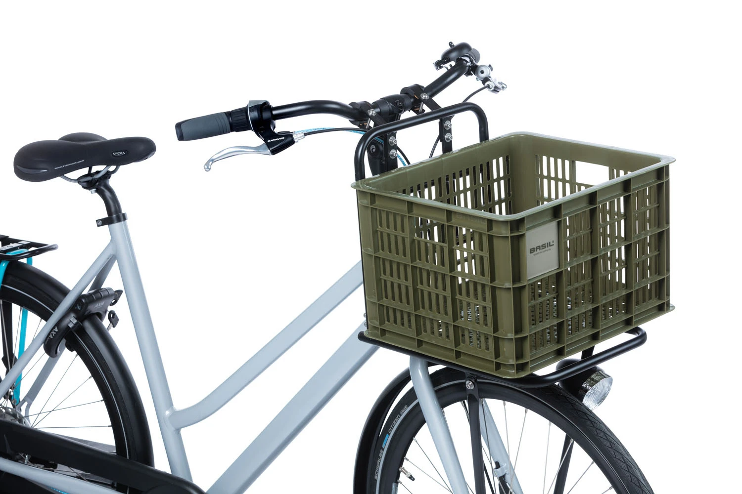 Basil Crate Bicycle Crate Recycled M 29,5 Liter Green - 21136 - Image 5