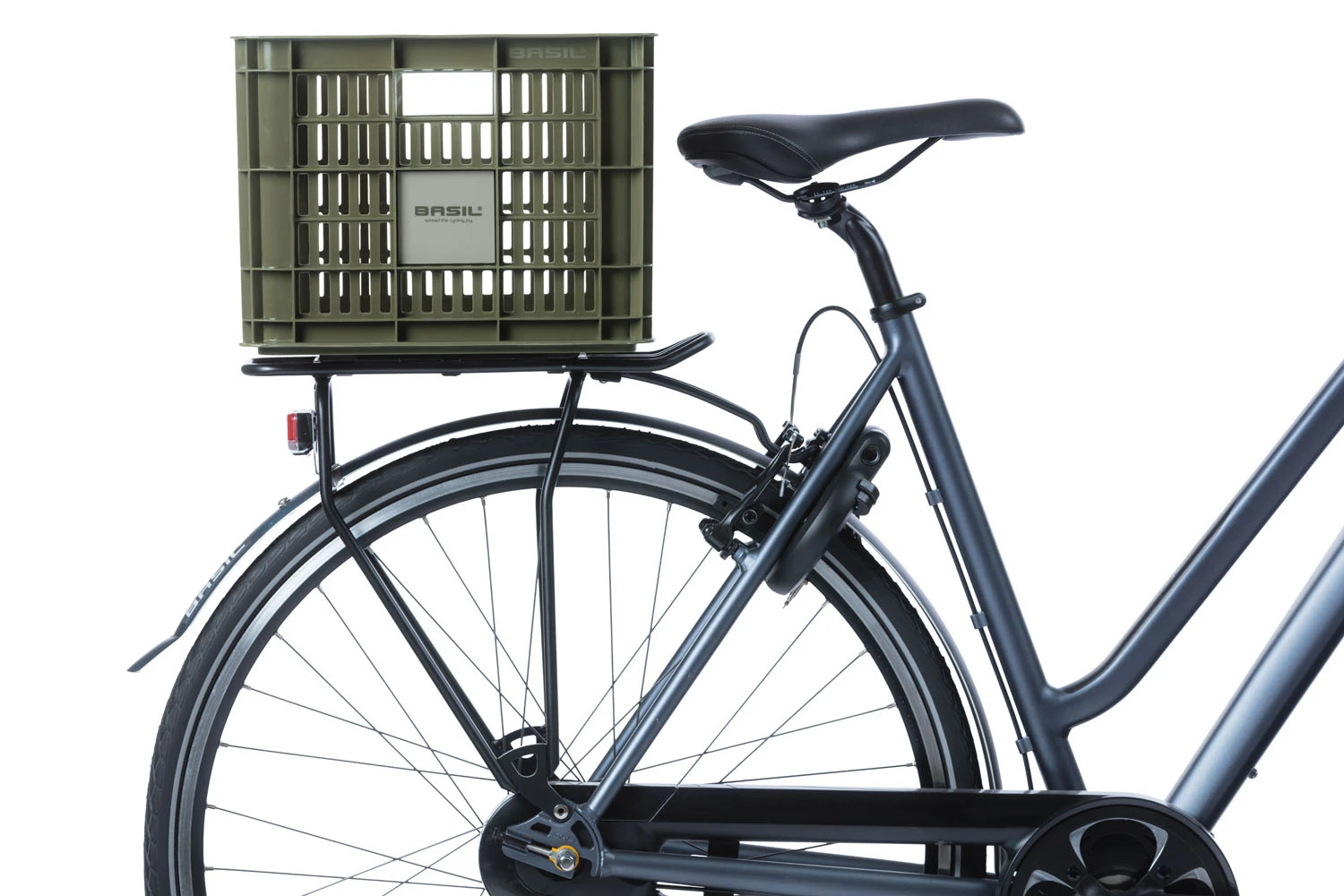 Basil Crate Bicycle Crate Recycled M 29,5 Liter Green - 21136 - Image 6