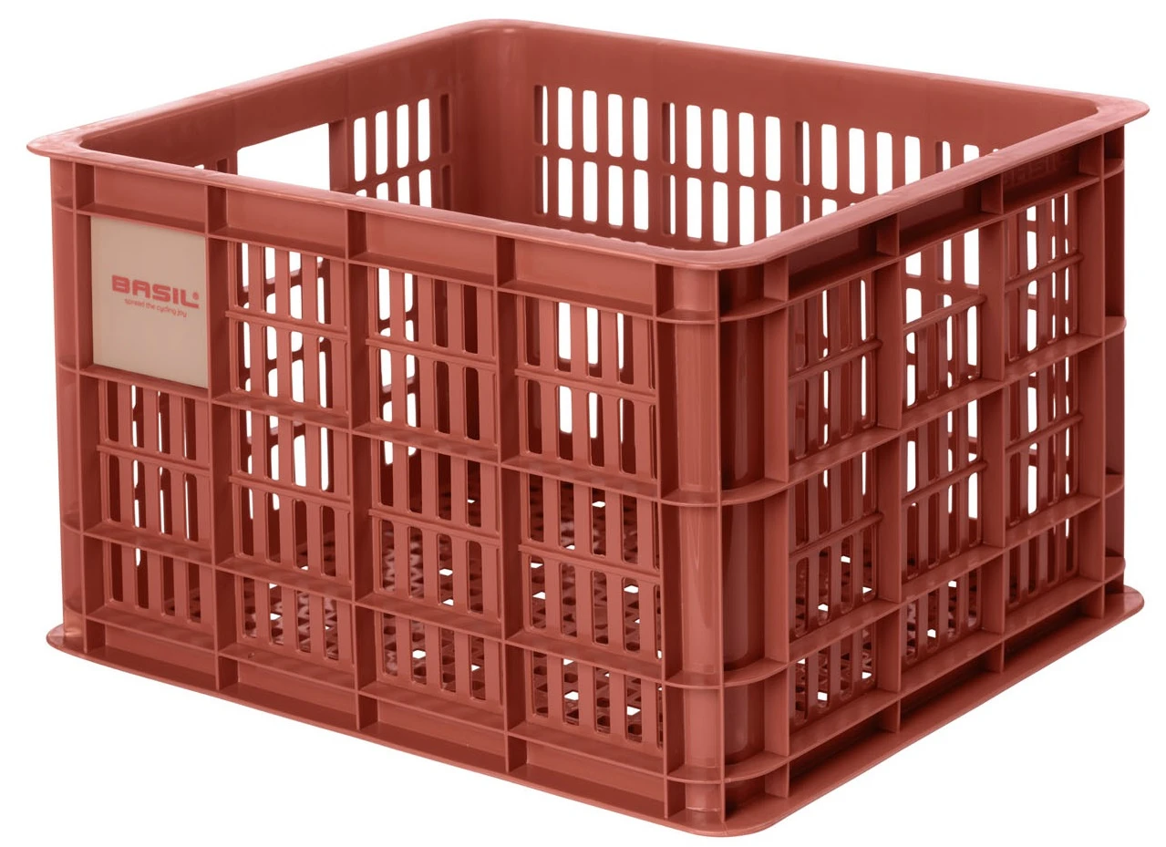 Basil Crate Bicycle Crate Recycled M 29,5 Liter Red- 21137