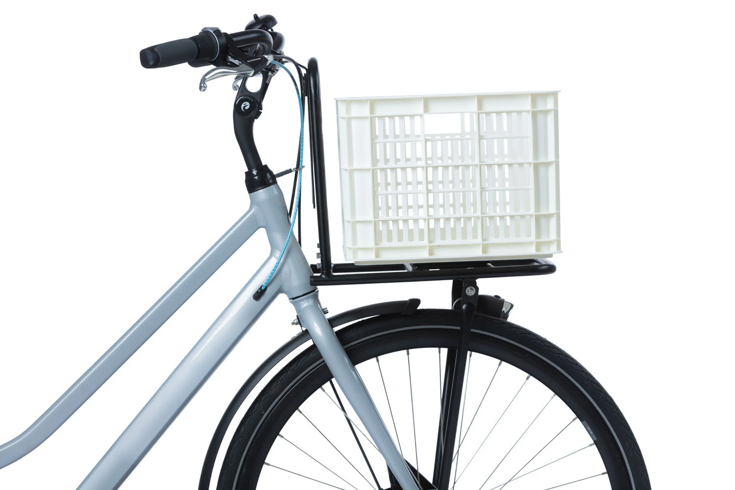 Basil Crate Bicycle Crate Recycled M 29,5 Liter White - 21138 - Image 4