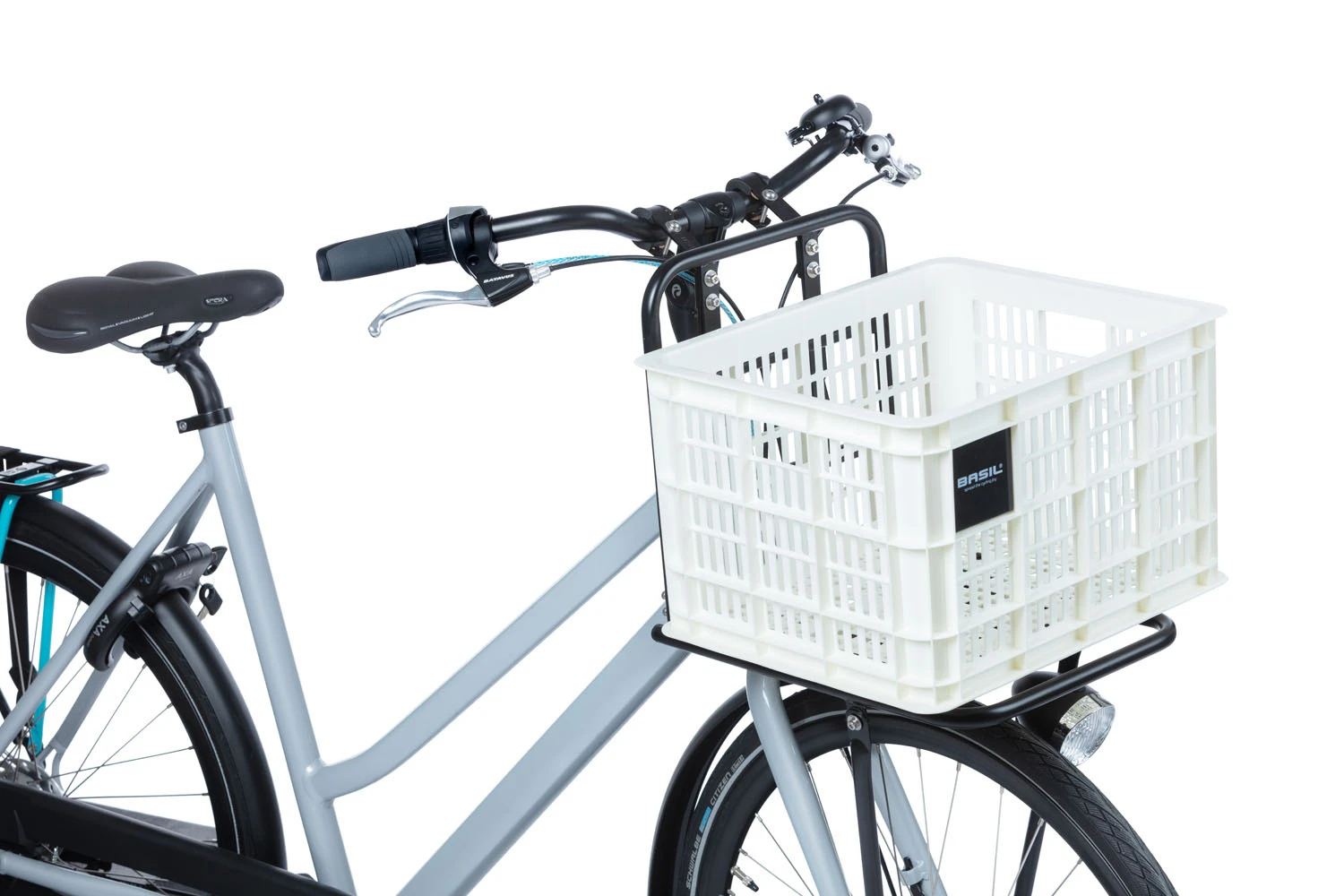 Basil Crate Bicycle Crate Recycled M 29,5 Liter White - 21138 - Image 5