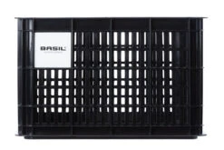Basil Crate Bicycle Crate Recycled M 29,5 Liter Black - 21134 -Bicycle Promotion Shop basil crate fietskrat gerecycled m 295 liter zwart 21134 3 1018821 1678110247