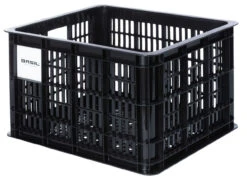 Basil Crate Bicycle Crate Recycled M 29,5 Liter Black - 21134 -Bicycle Promotion Shop basil crate fietskrat gerecycled m 295 liter zwart 21134 7 1018821 1678110251