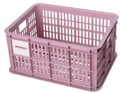 Basil Crate Bicycle Crate Recycled S 17,5 Liter Pink - 21116