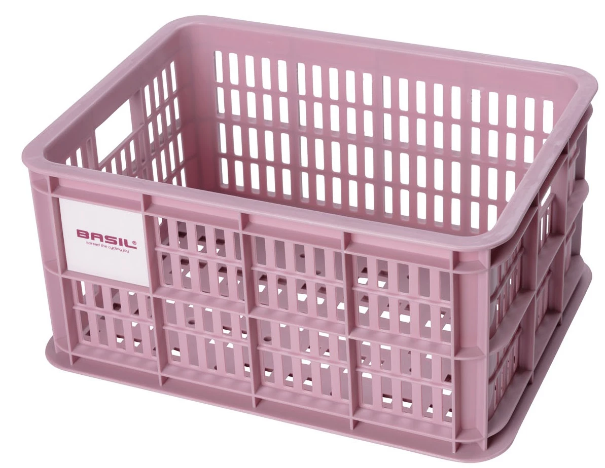 Basil Crate Bicycle Crate Recycled S 17,5 Liter Pink - 21116